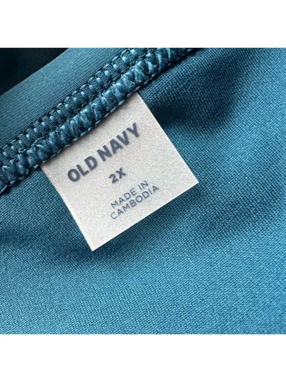 NEW Old Navy Womens 2X Bikini Bottoms Medium Coverage North Sea Teal Blue Swim